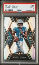2022 Select Hendon Hooker Rookie RC XRC #505 Lions PSA 9