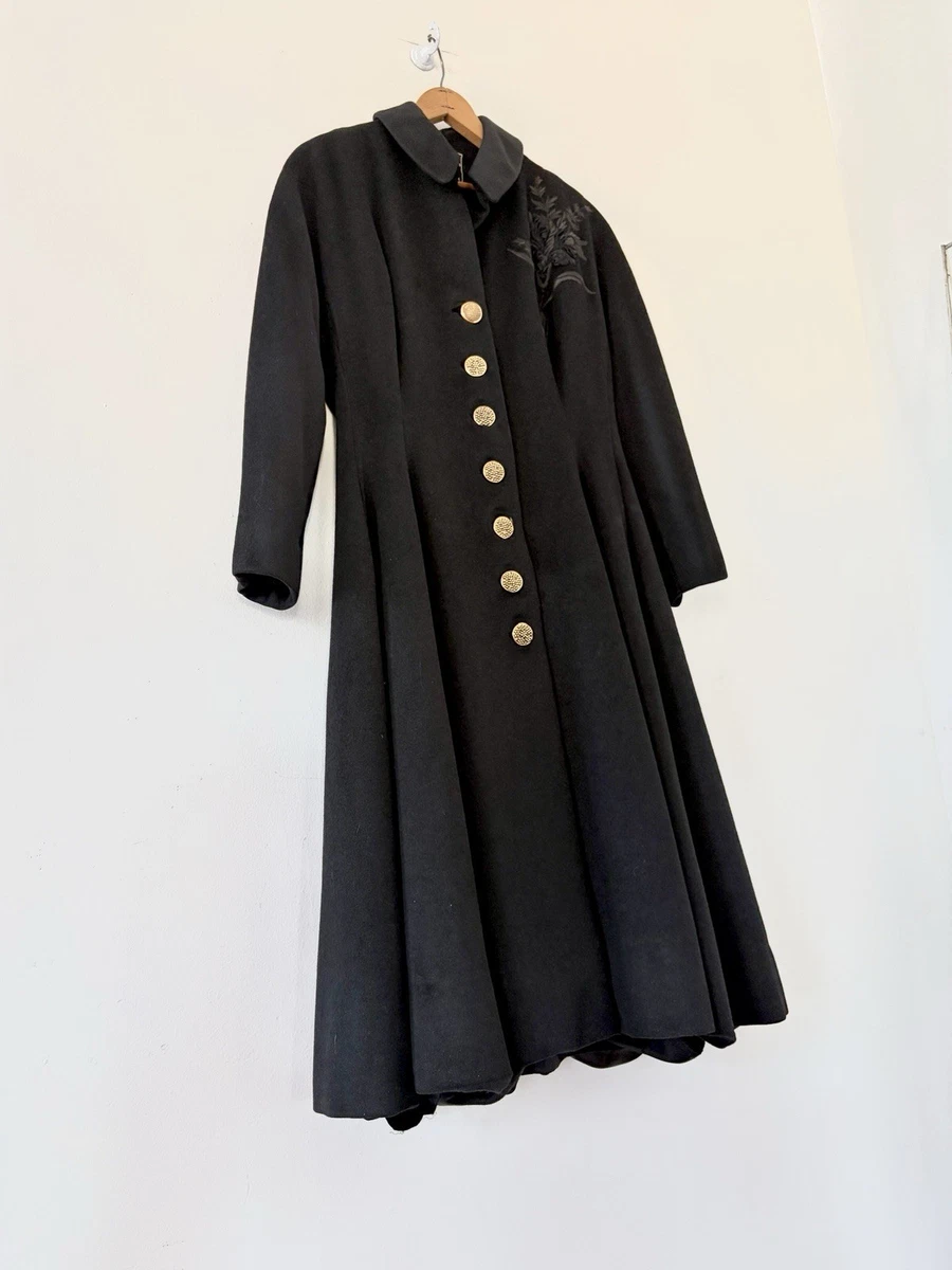 Black 100% Wool Vintage Coats, Jackets & Vests for Women for sale