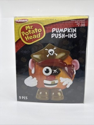 NEW SEALED 2013 Gemmy Hasbro Playskool Mr.Potato Head Pumpkin Push-Ins Pirate