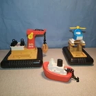 Fisher Price Little People Off Shore Cargo Base Playset 945 Incomplete VTG 1978