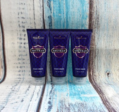 LOT OF 3 - Young Living Shutran Shave Cream 3.4 fl. Essential Oil NEW/SEALED