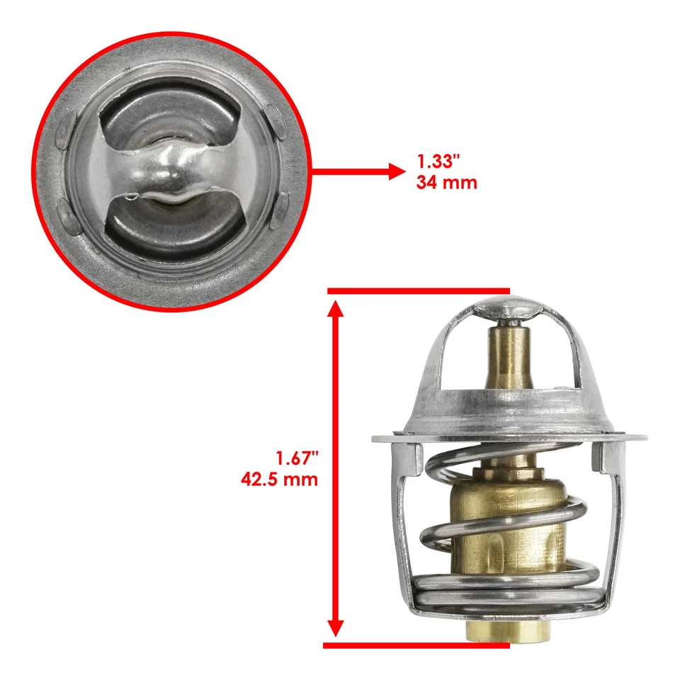 Termostato y junta tórica para Polaris Sportsman ACE325 2014-2015 / Hawkeye 325 2015 Foto 2 de 4
