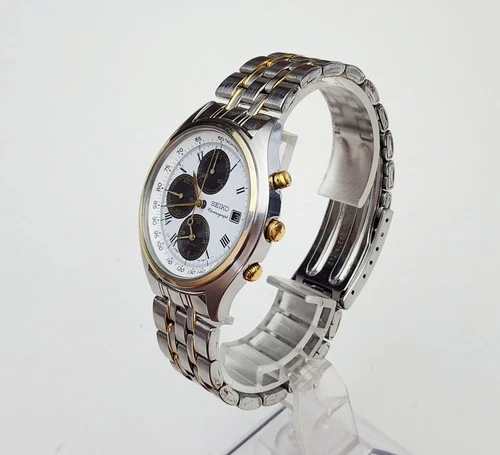 Men's Vintage 1997 ALARM CHRONOGRAPH Watch SEIKO 7T32-7C60