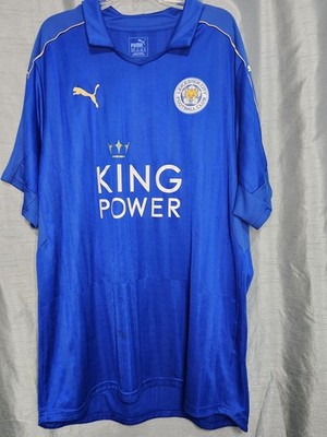 Leicester City Home Football Shirt 2016-2017 Jersey Puma Men's 2XL 