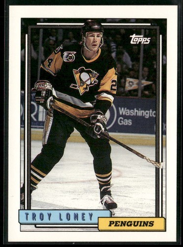 1992 Topps Troy Loney #397 card
