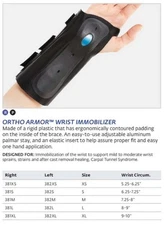 Bell-Horn Ortho Armor Wrist Immobilizer Right Hand Large