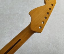 Gloss Big Head Guitar Neck 22fret 25.5inchrosewood Replace block Inlay Yellow