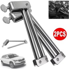 2X Brake Flexi Pipe Clamp Bar Brake Fuel Hydraulic Fluid Coolant Hose Winholder