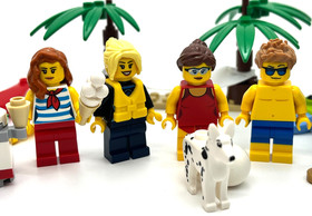 Fun at the Beach - People Pack Lego City 60153 with instructions