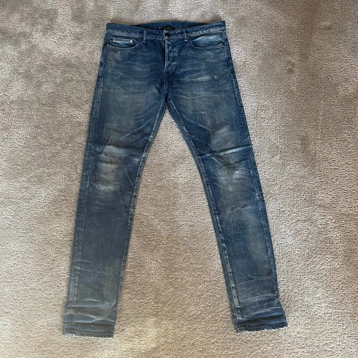 ssense完売品】john elliott インディゴ デニムジーンズ 【夏物最終 