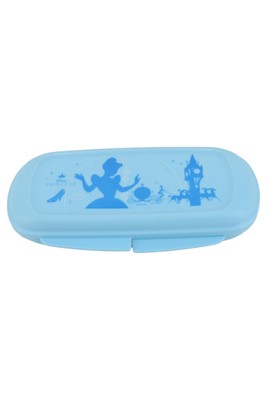 Tupperware Lunchbox blau Märchenmotiv Klippverschluss