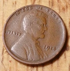 Lincoln Wheat Cent 1914 P.  F/VF#14