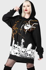 Sweatshirt Hoodie Hooded Neck Long Sleeve Women New Goth Alternative KSRA006778S