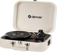 Denver VPL-130 Retro Koffer-Plattenspieler USB Digitalisierung Lautsprecher