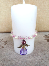 Kommunion Schutzengel Kerzenschmuck Kerzenkränzchen zur Kommunion