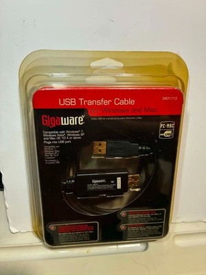 GigaWare USB Data Transfer Cable for Windows and Mac 2601713