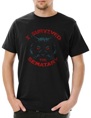 I Survived The Sematary Herren T-Shirt Pet Friedhof Der Cemetery Kuscheltiere
