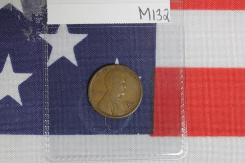 1912-S Lincoln Wheat Cent - Very Good Condition (M132)