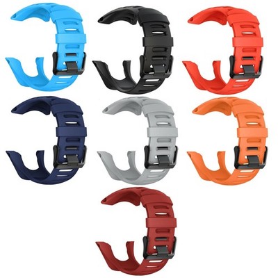 24mm Width Silicone Strap Wrist Band for Suunto Ambit 3 2 1 2S 3P 3R Smart Watch