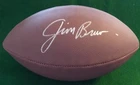 Jim Brown SIGNED Autographed Football COA PC481429 AUTO