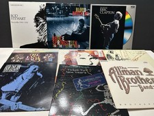9 Music Laserdisc Lot Eric Clapton Bruce Springsteen Rod Stewart Grateful Dead