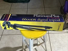 PlatinumPlus by Sunpak 6600DX Heavy Duty Digital Tripod Film Cameras GREAT BUY