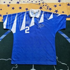 Vintage Umbro Soccer Jersey AOP USA World Cup Men’s L/XL Made USA UW Eagle #2