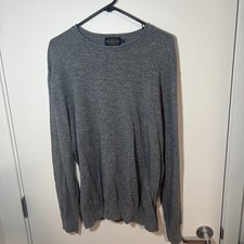 pendleton xl gray sweater cotton