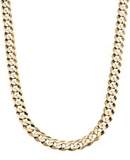 14K Gold Plated 925 Sterling Silver 6.5mm Italian Solid Curb Cuban Link Chain...