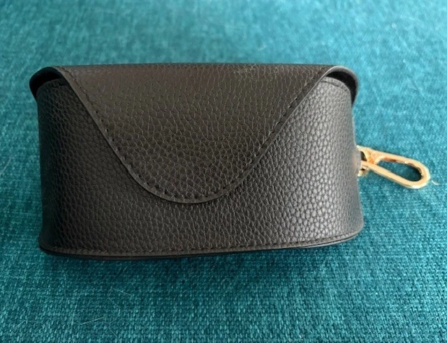LOEWE – Black or Dark Blue Leather Sunglasses Case | eBay display picture 2