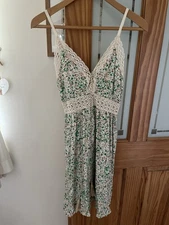 Goose Island Strappy Floral Dress Freesize