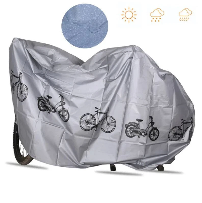 AiJump Telo Copribici Impermeabile 190T – Taglia L 190x65x98cm Per Bici 26 Pollici, Con Custodia
