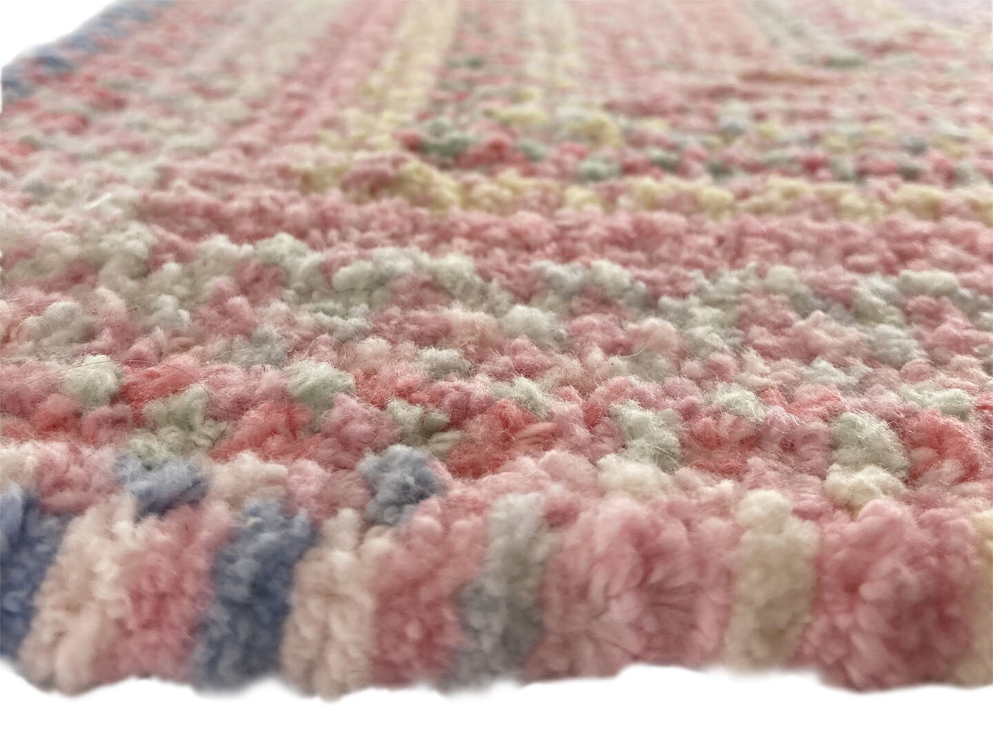 Capel Rugs Babys Breath Soft Chenille Braided Concentric Area Rug Tea