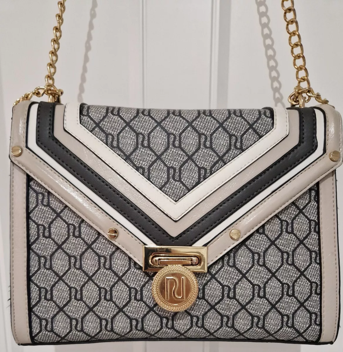 River Island Ri Monogram Shoulder Bag | very.co.uk