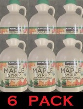 Kirkland Signature 100 Pure US GRADE A USDA Organic Maple Syrup 33.8 oz 6 PACK