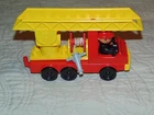 VINTAGE LEGO DUPLO FIRE ENGINE SET 2637 - COMPLETE - FREE SHIPPING!