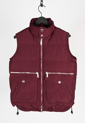 Original Dsquared2 Men Down Vest Jacket Size 46 H4498