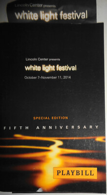 White Light Festival Im Lincoln Center Playbill, November 2014 - Mavis Staples