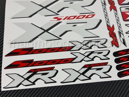 Reflektierende Motorrad Aufkleber stickers für BMW S1000XR Laminiert Weiß - Picture 6 of 9