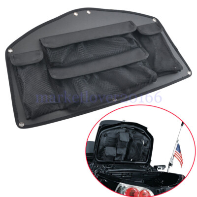 Moto Black Rear Trunk Lid Organizer Tool Bag For Honda Goldwing GL 1800 GL1800