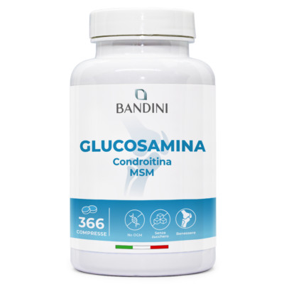 Bandini  Glucosamin Chondroitin MSM 366 Tabletten mit Vitamin C