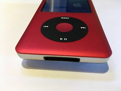 Apple iPod レッド 128GB Red Apple iPod Classic 6th Generation - Upgraded 3000mAh