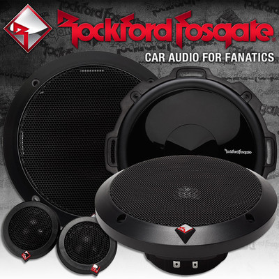 Rockford Fosgate Punch P1 P1675-S 16,5cm 2 Wege Kompo Lautsprecher Set