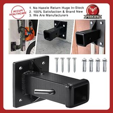 2 Bolt-on Receiver Opening Hitch Tube20000 Lbs Bumper Trailer Hitch 4-in-1