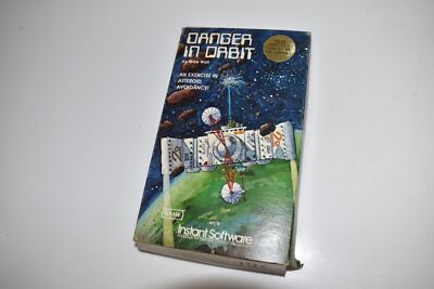 KB TRS-80 Gefahr Im Orbit - Komplett Mit Box Kassette Handbuch 1980 (VWD44)