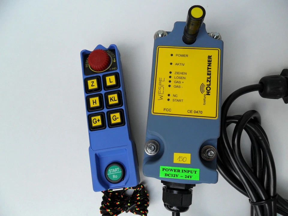 Forstfunk,Funkfernsteuerung Wespe8S  für  Pfanzelt /S+R Forstseilwinde - Bild 2 von 3