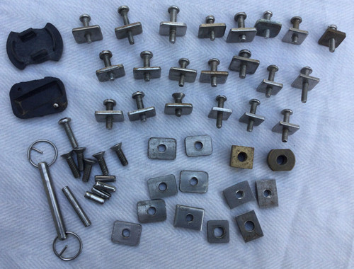 Wind Surf Fin Screw & Plate - Mastbase Slider - Big Lot Of Various Size