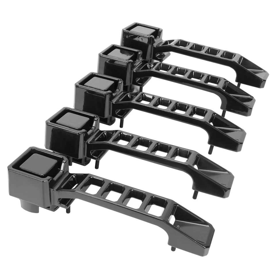 Kit de manijas de puerta exteriores negras de aluminio para Jeep Wrangler JK/JKU 2007-2018 Foto 4 de 4