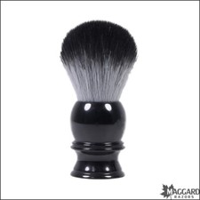 Shaving Brush - Maggard Razors Black Resin Travel Synthetic Shaving Brush, 18mm