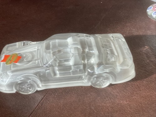 Porsche 959 Anna Hutte 24% leaded crystal classic race car 1980s Germany stand - Picture 6 of 8
